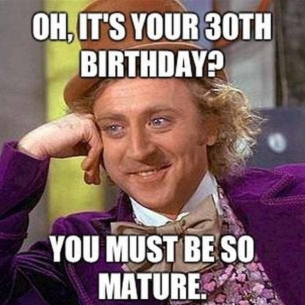 willy wonka Meme zum 30.