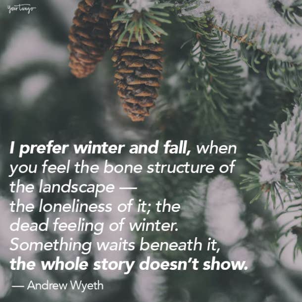 Andrew Wyeth quotes about winter 