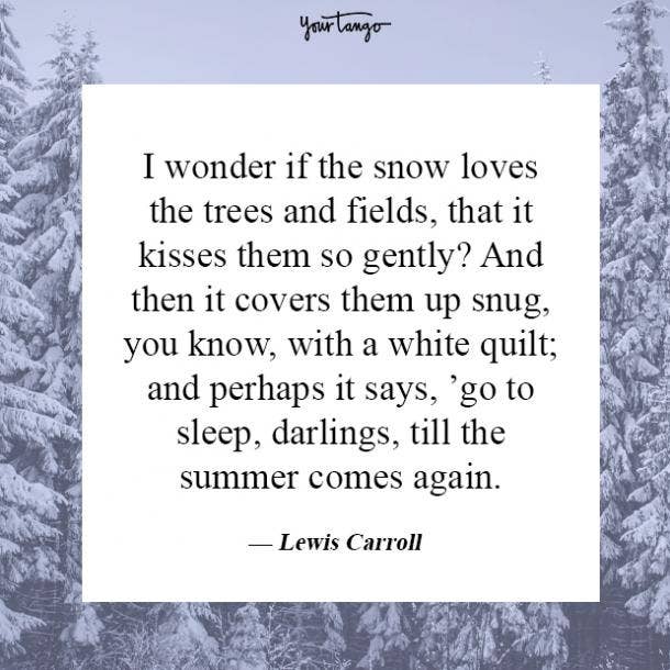 Lewis Carroll quotes about winter