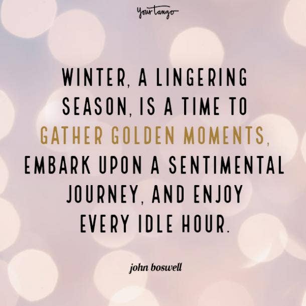 John Boswell quotes about winter