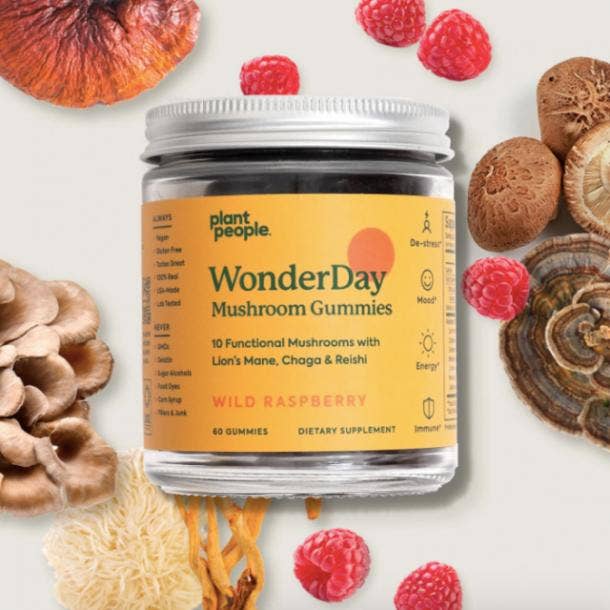 wonderday mushroom gummies plant people