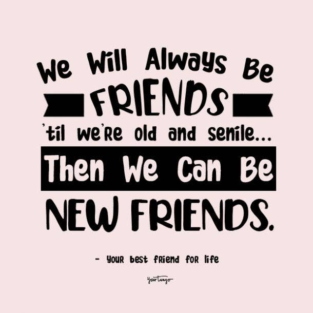 50 Best Funny Friendship Quotes & Captions For Best Friends | YourTango 50 Best Funny Friendship Quotes & Captions For Best Friends | Yourtango