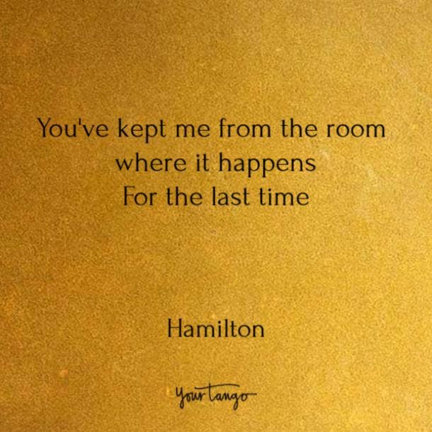 Quotes from Hamilton song lyrics