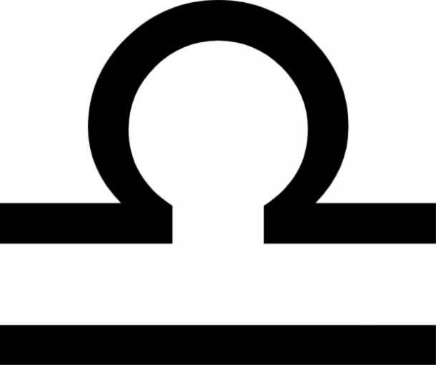 libra astrology symbol