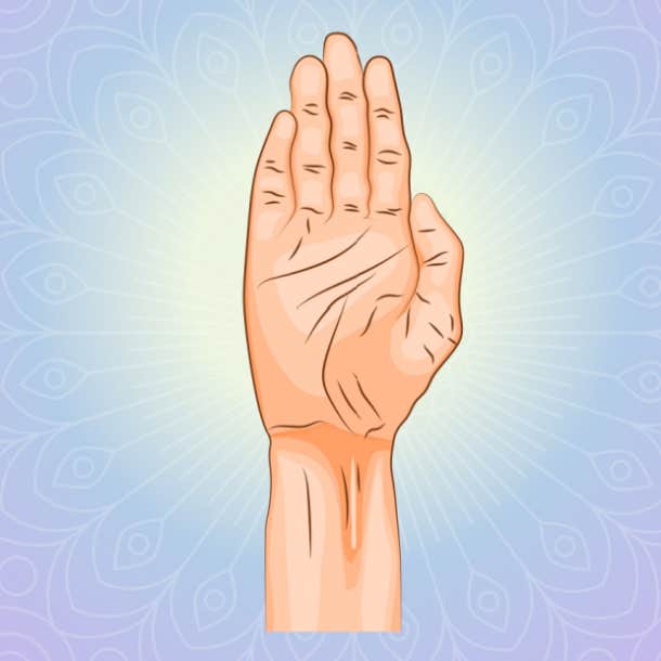 spiritual hand symbols abhaya mudra