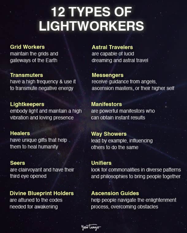 types of lightworkers