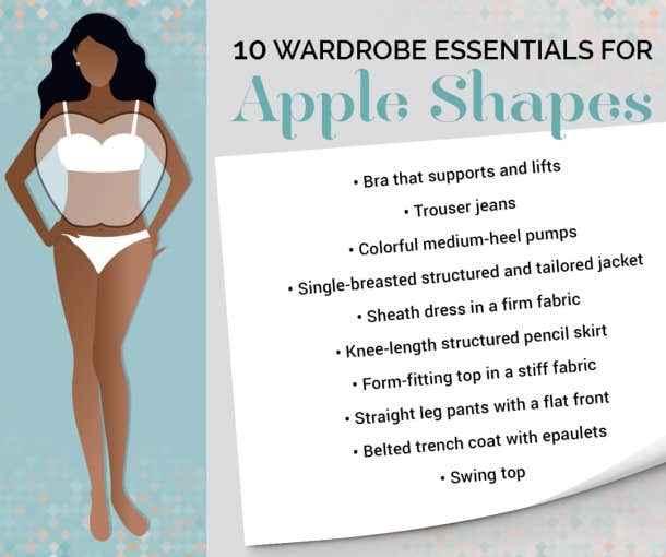 Apple shaped body type