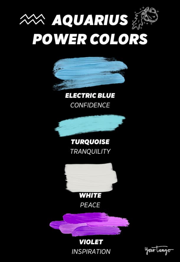 aquarius colors chart