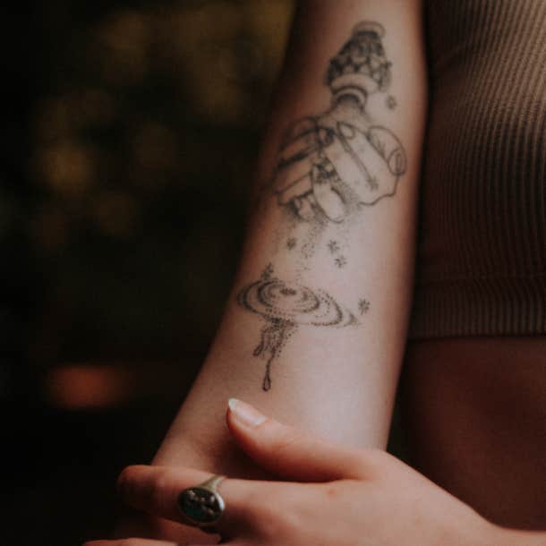 200 Aquarius Tattoos To Celebrate Your Birth Signin Style