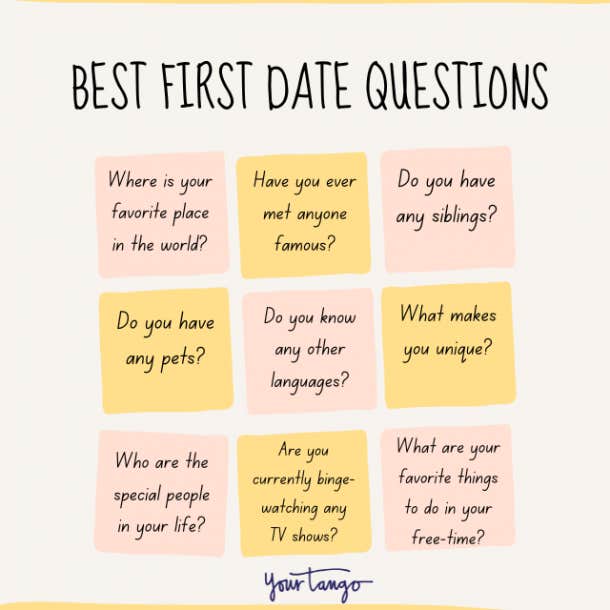 Best first date questions