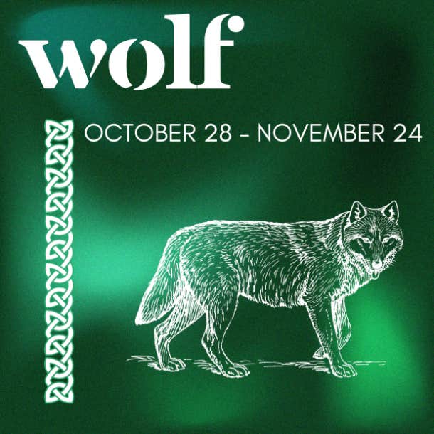 celtic animal zodiac sign wolf