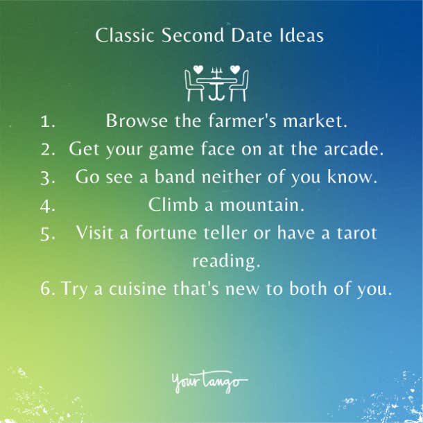 Classic second date ideas