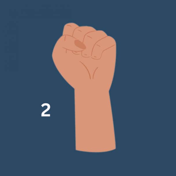 fist personality test creative person's fist