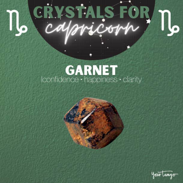 crystals for capricorn garnet