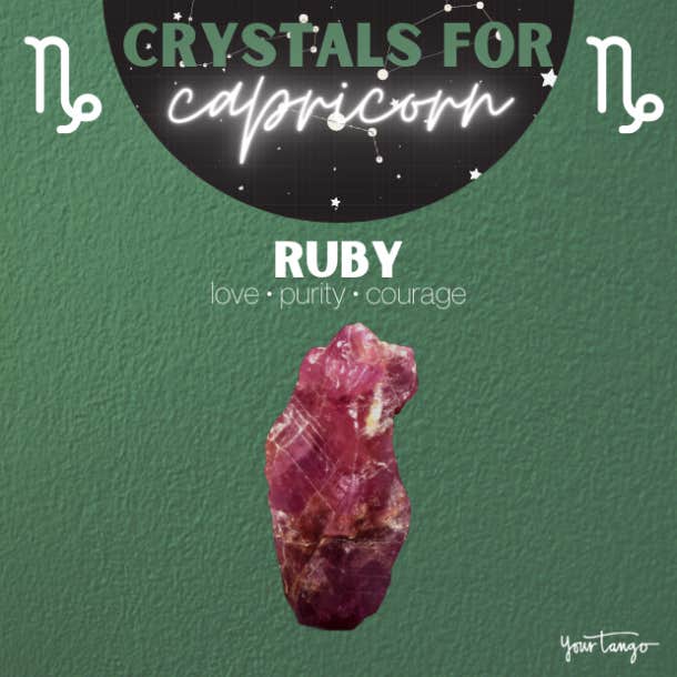 crystals for capricorn ruby