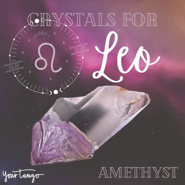 crystals for leo amethyst