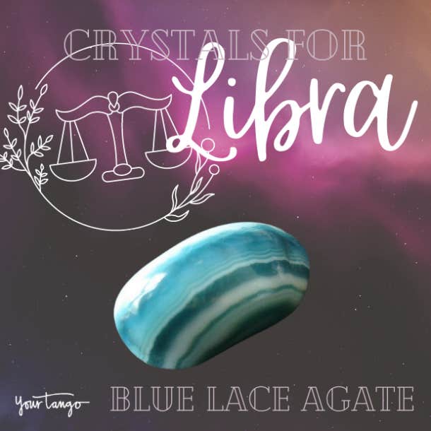 cristaux pour agate dentelle bleue balance