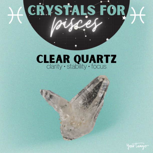 clear quartz crystal for pisces