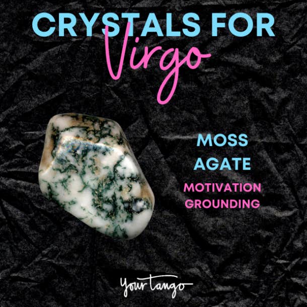 crystals for virgo moss agate