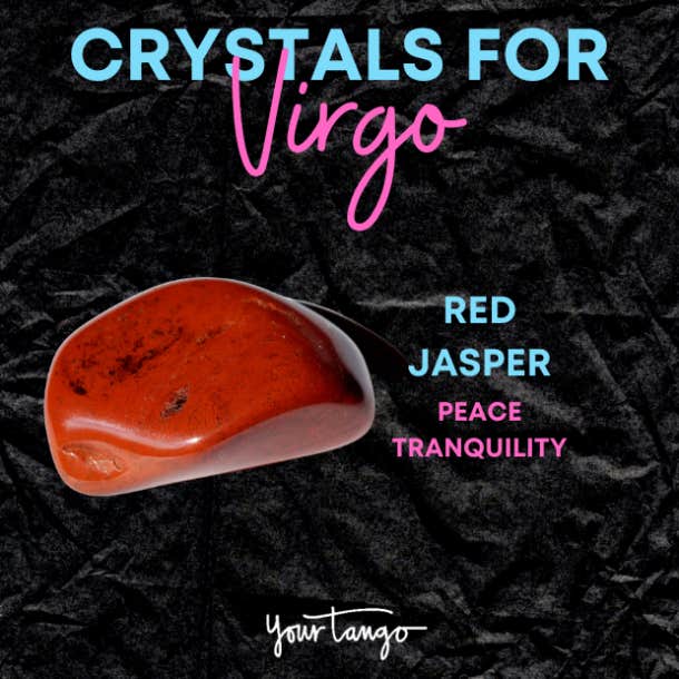 cristaux pour jaspe rouge vierge