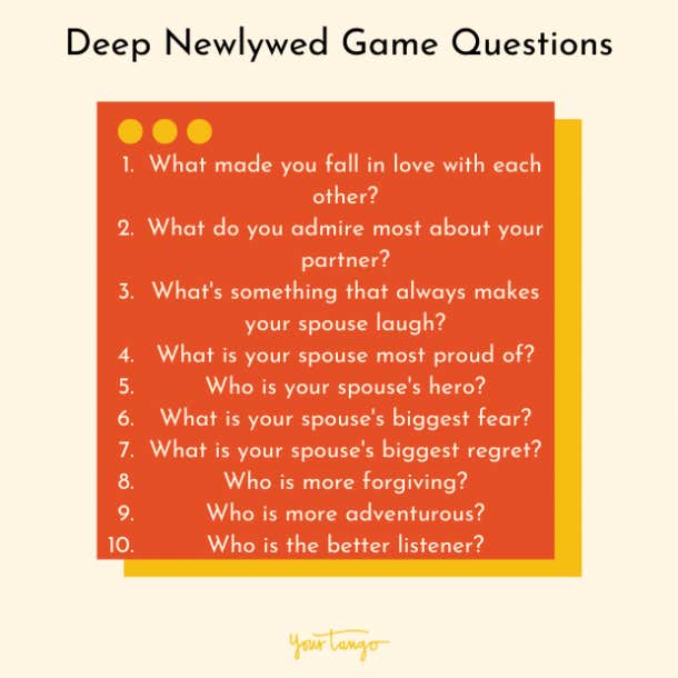 300+ Newlywed Game Questions & How To Play At Home | YourTango 300+ Newlywed Game Questions & How To Play At Home | YourTango