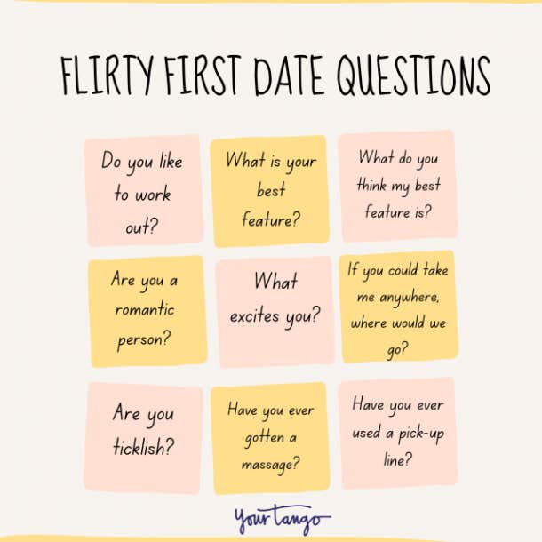 Flirty first date questions