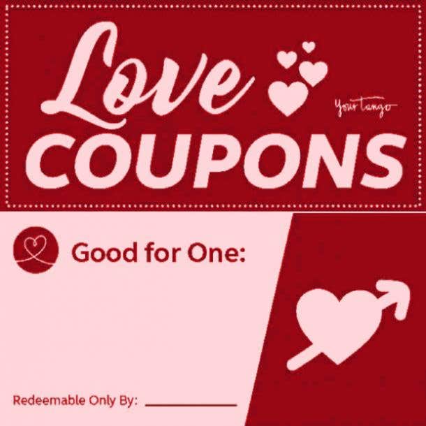 free love coupon template
