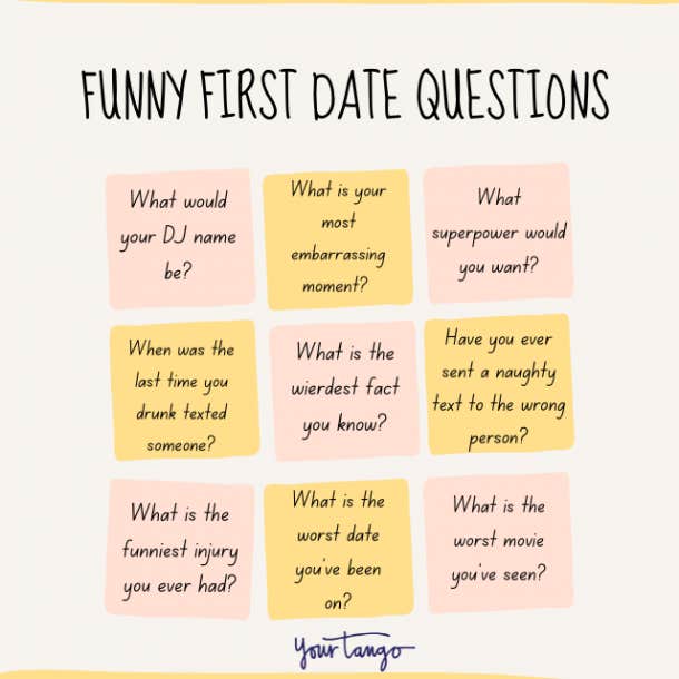 Funny first date questions