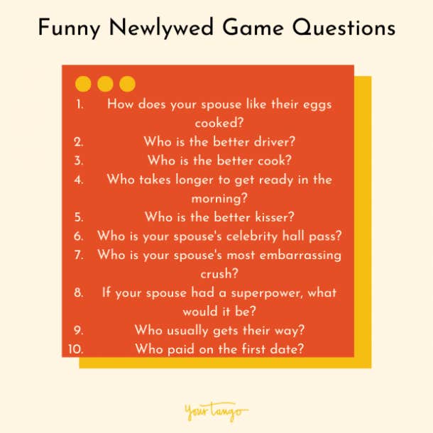 300  Newlywed Game Questions   How To Play At Home - 64
