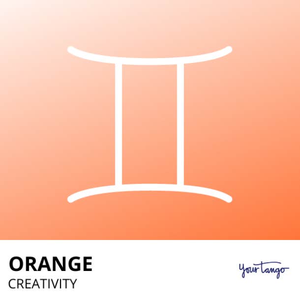 gemini colors orange