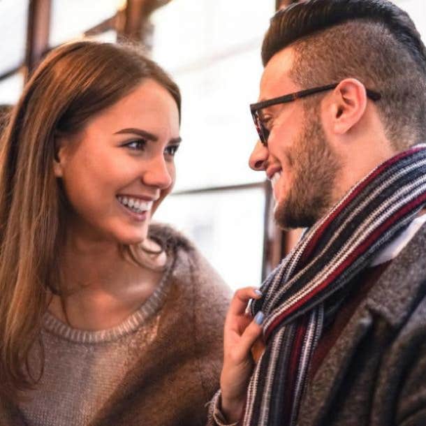 guy and girl feeling comfortable