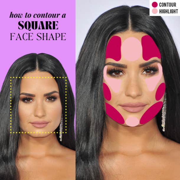 square face contour