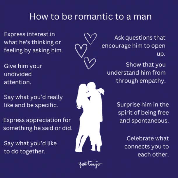 how to be romantic to a man