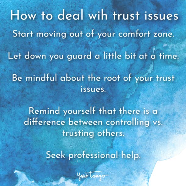 how to deal with trust issues