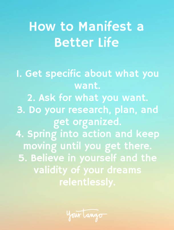 how to manifest a better life