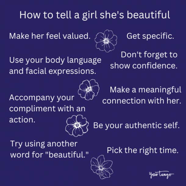 how to tell a girl she's beautiful