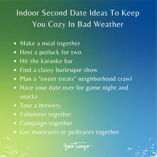 Indoor second date ideas to keep you cozy