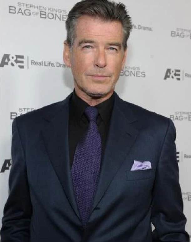 Irish actor Pierce Brosnan