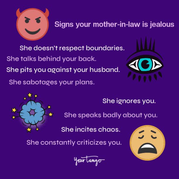 jealous mother-in-law signs
