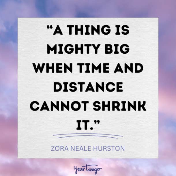 zora neale hurston long distance miss you quote