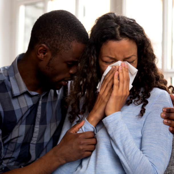 man holding woman he wants to marry