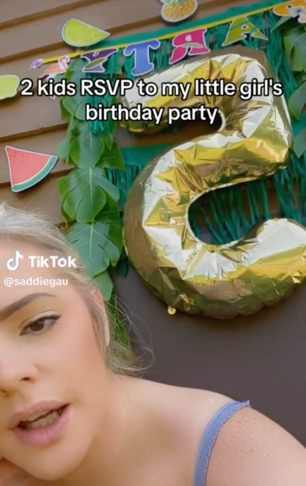 mom shamed nobody showed up to daughter's birthday party