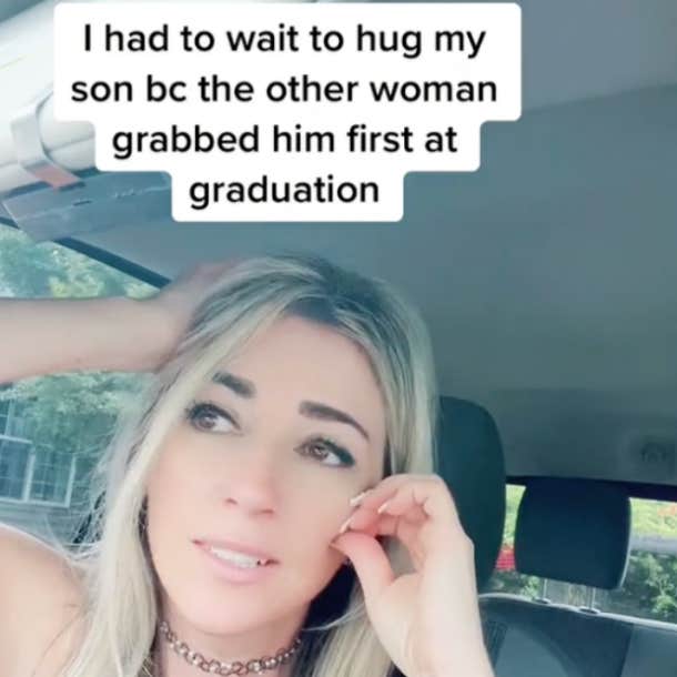 tiktok mom has to wait to hug son after her ex-husband's girlfriend grabbed him first