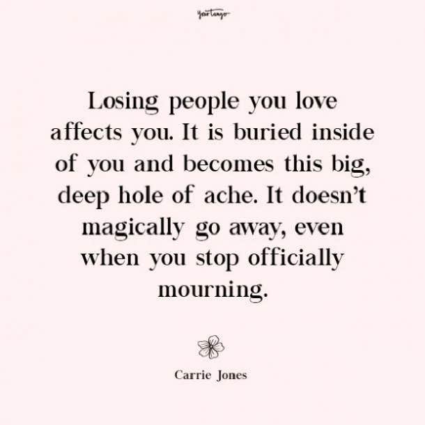 Carrie Jones missing mom quotes