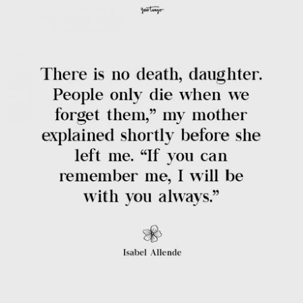Isabel Allende missing mom quote