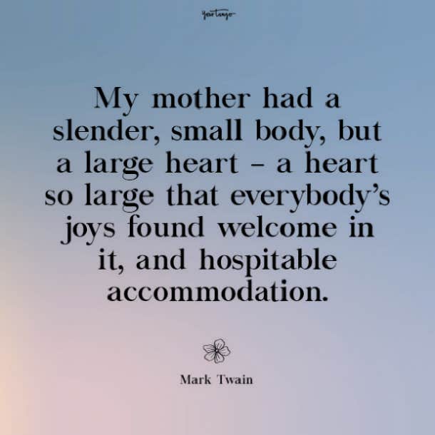 Mark Twain missing mom quote