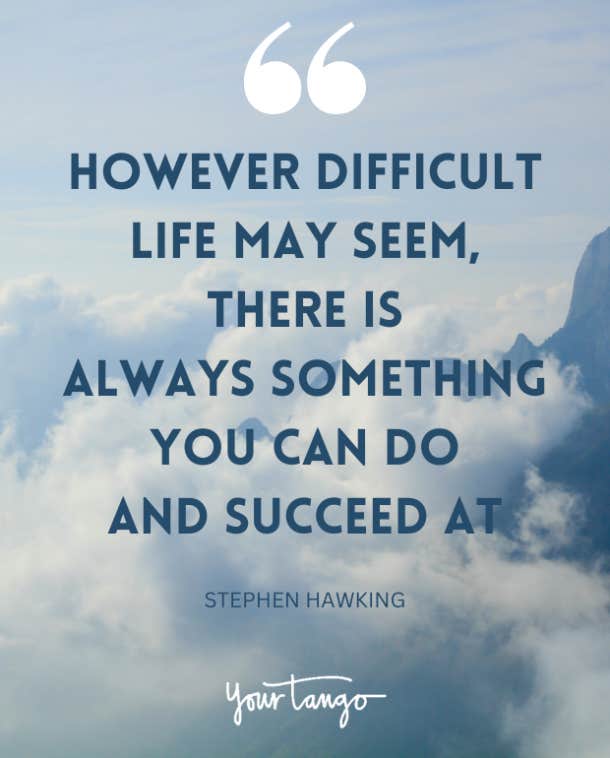 stephen hawking motivational quote