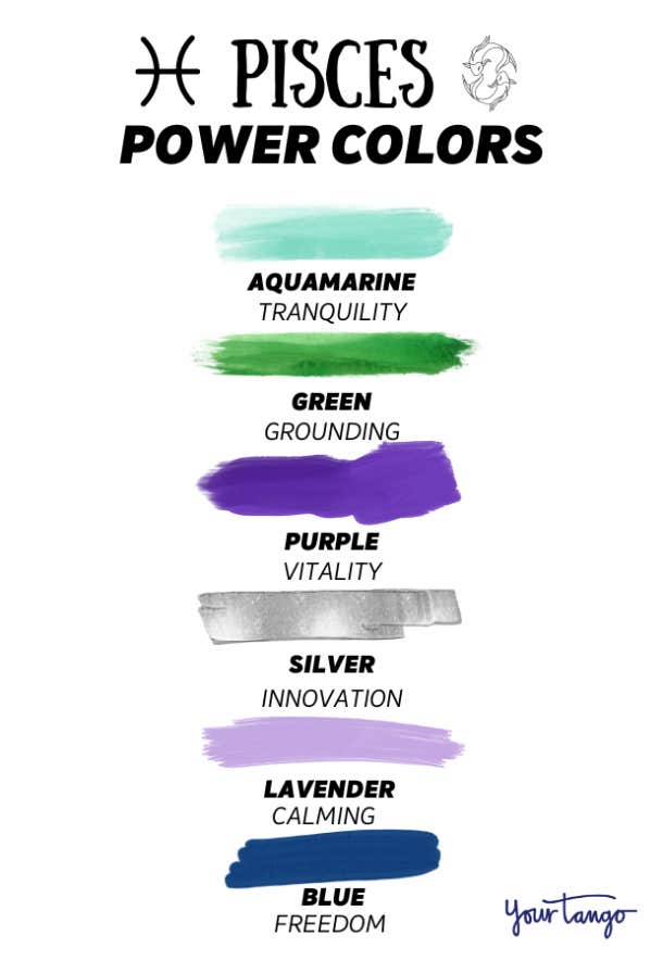 pisces colors chart