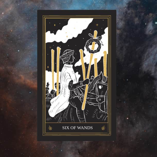 pisces weekly tarot horoscope six of wands