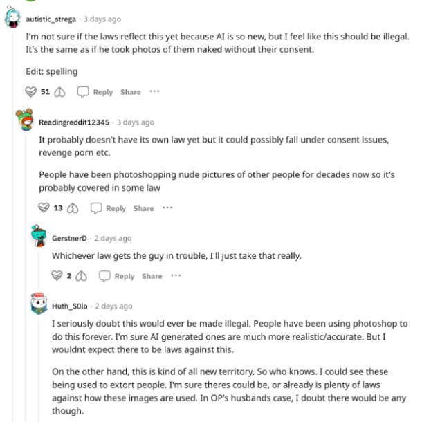 woman's husband makes deepfake porn of her friends
